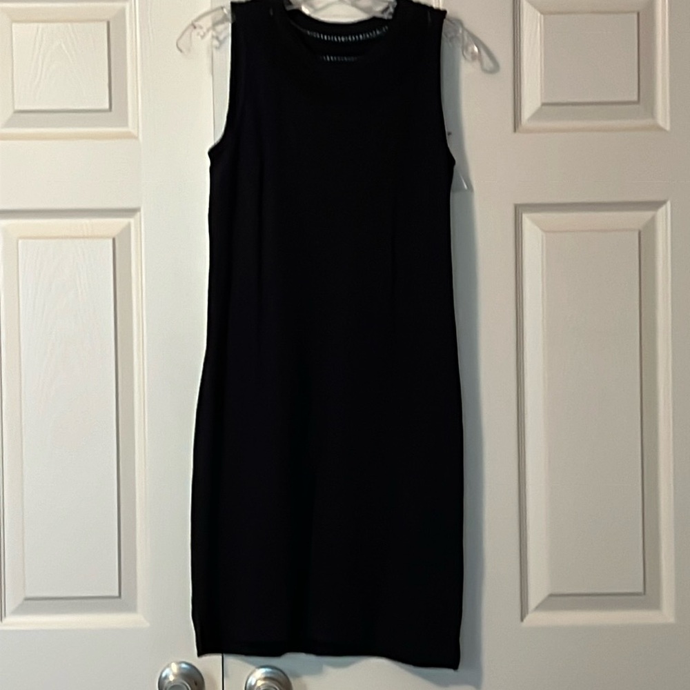 NWT Talbots sleeveless black shift dress Small